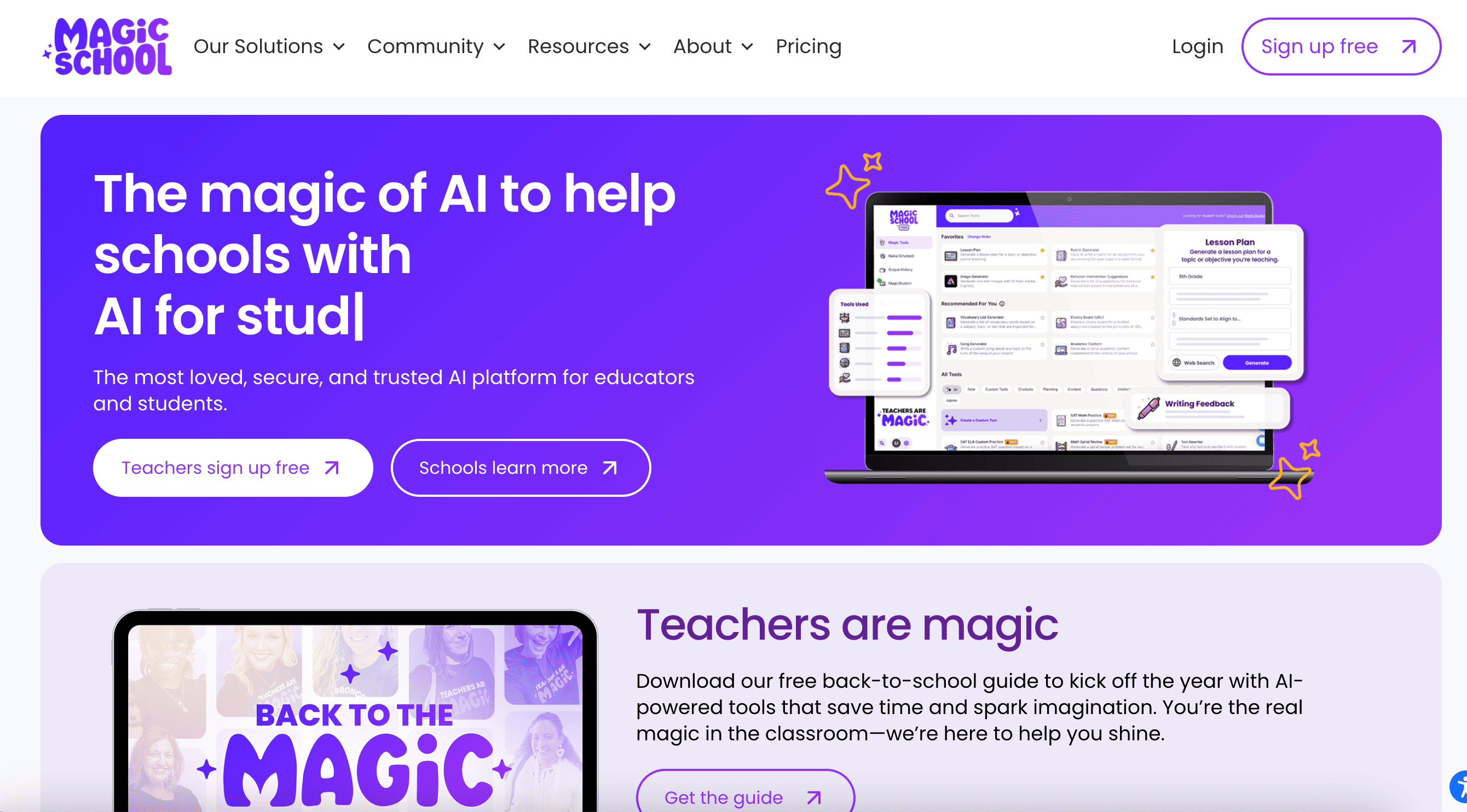 MagicSchool AI: AI Tools for Teachers & Educators