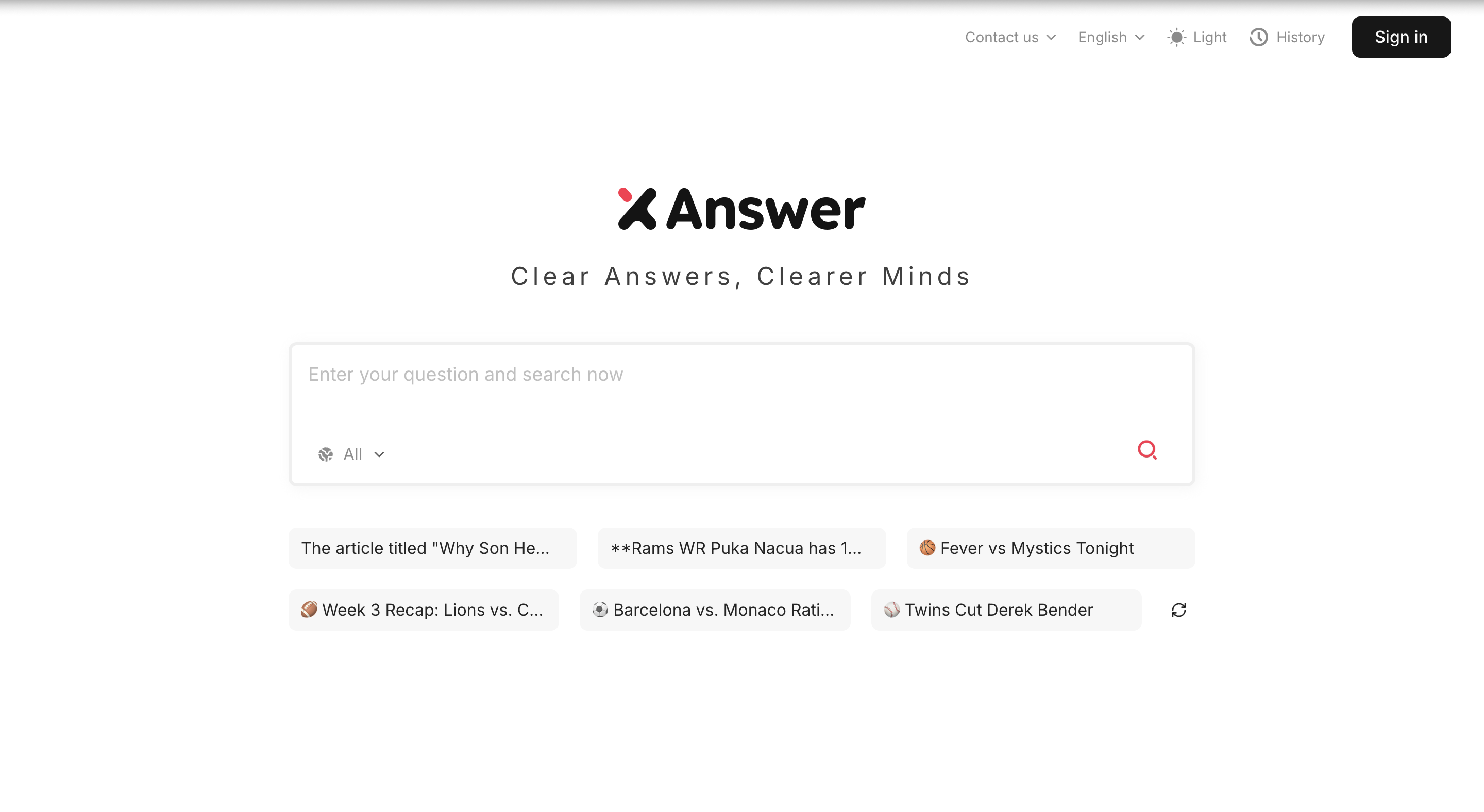 XAnswer