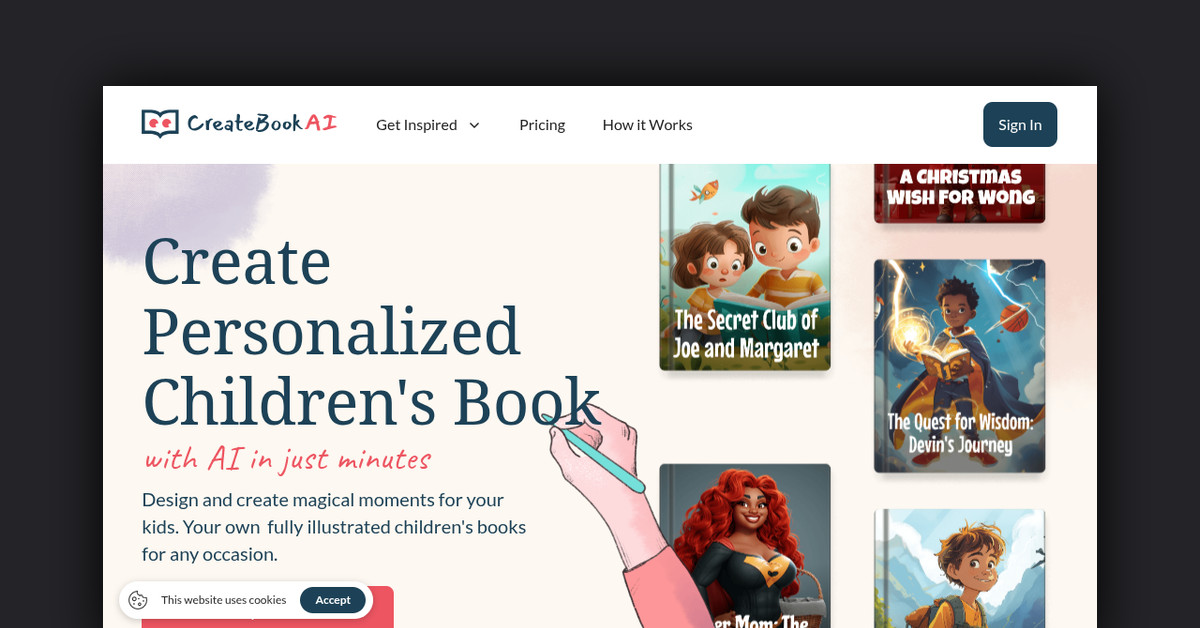 CreateBookAI - AI-Powered Book Writing & Generation Platform