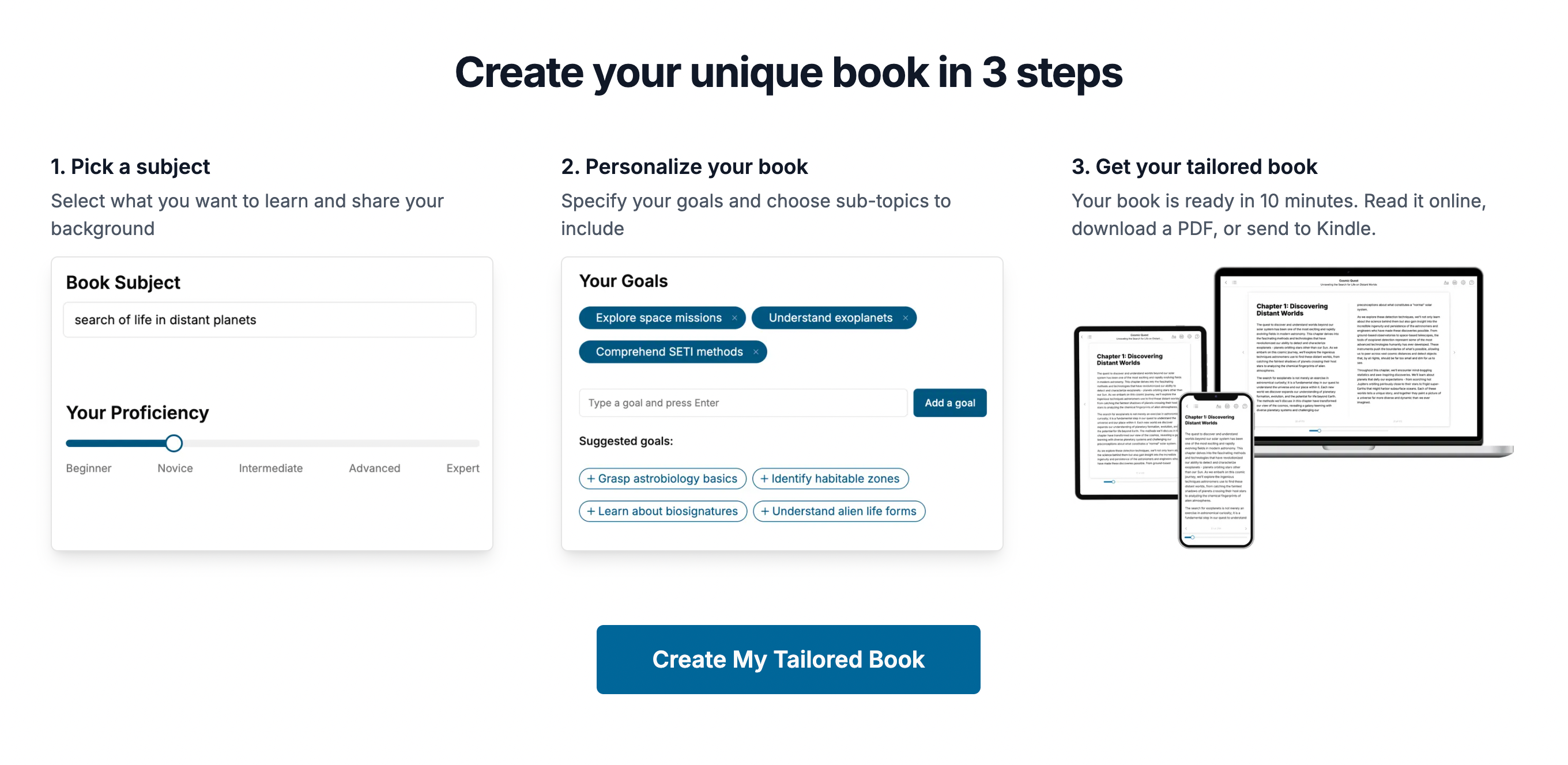 TailoredRead – AI Personalized Reading & Learning Platform
