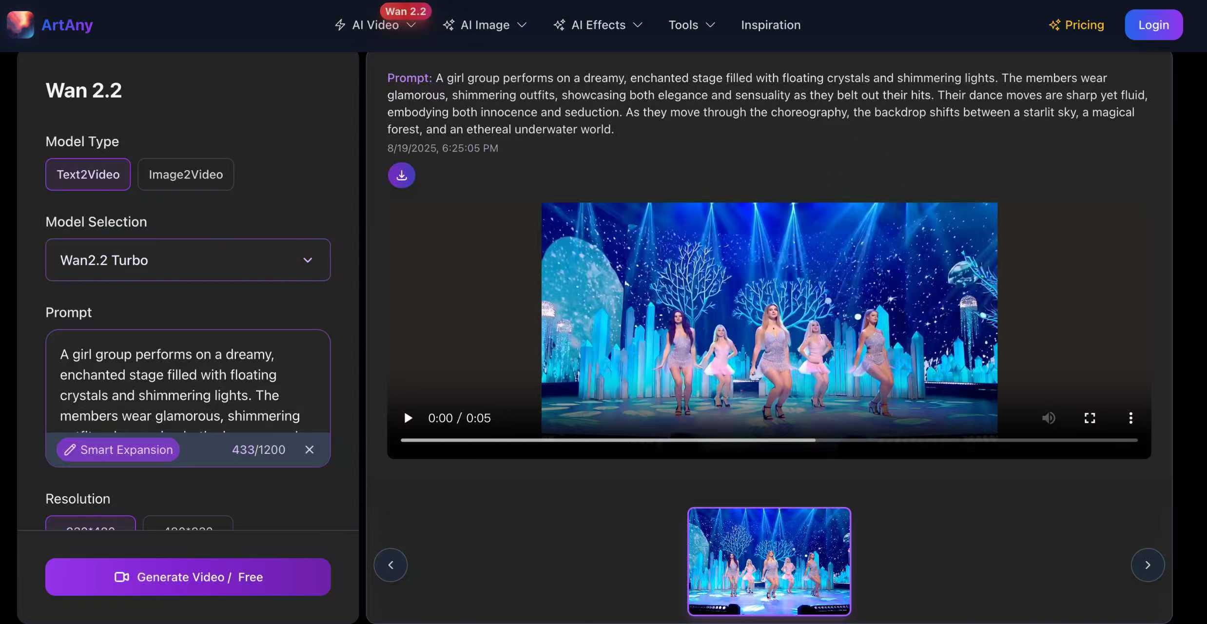 wan ai video generator - AI Smart Video Generator