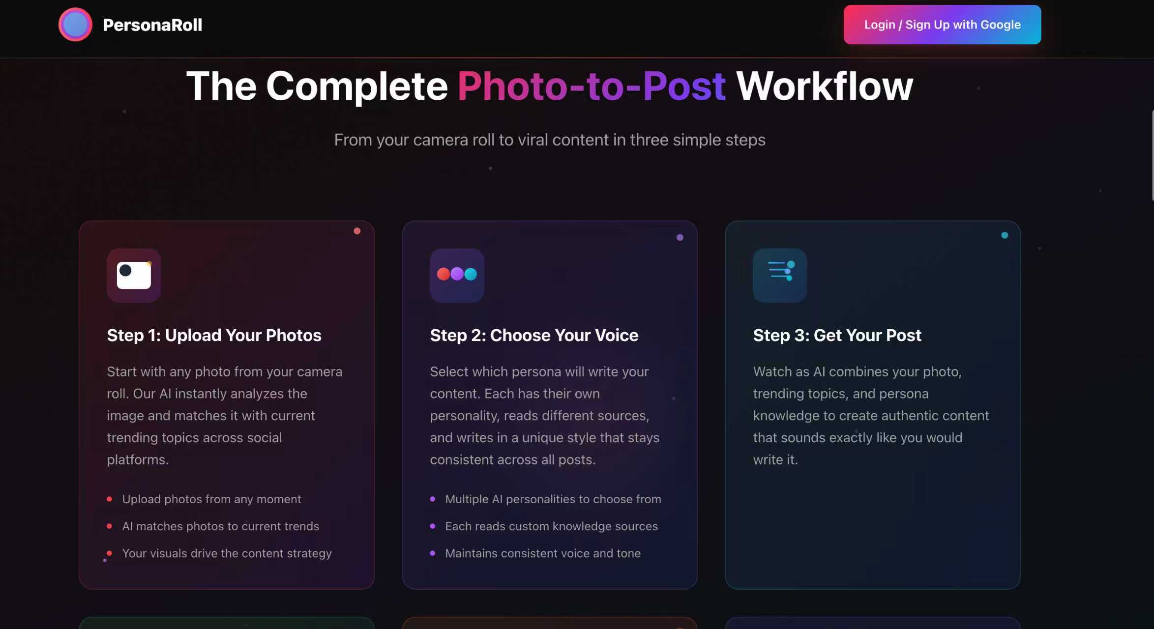PersonaRoll – AI Avatar & Portrait Generator