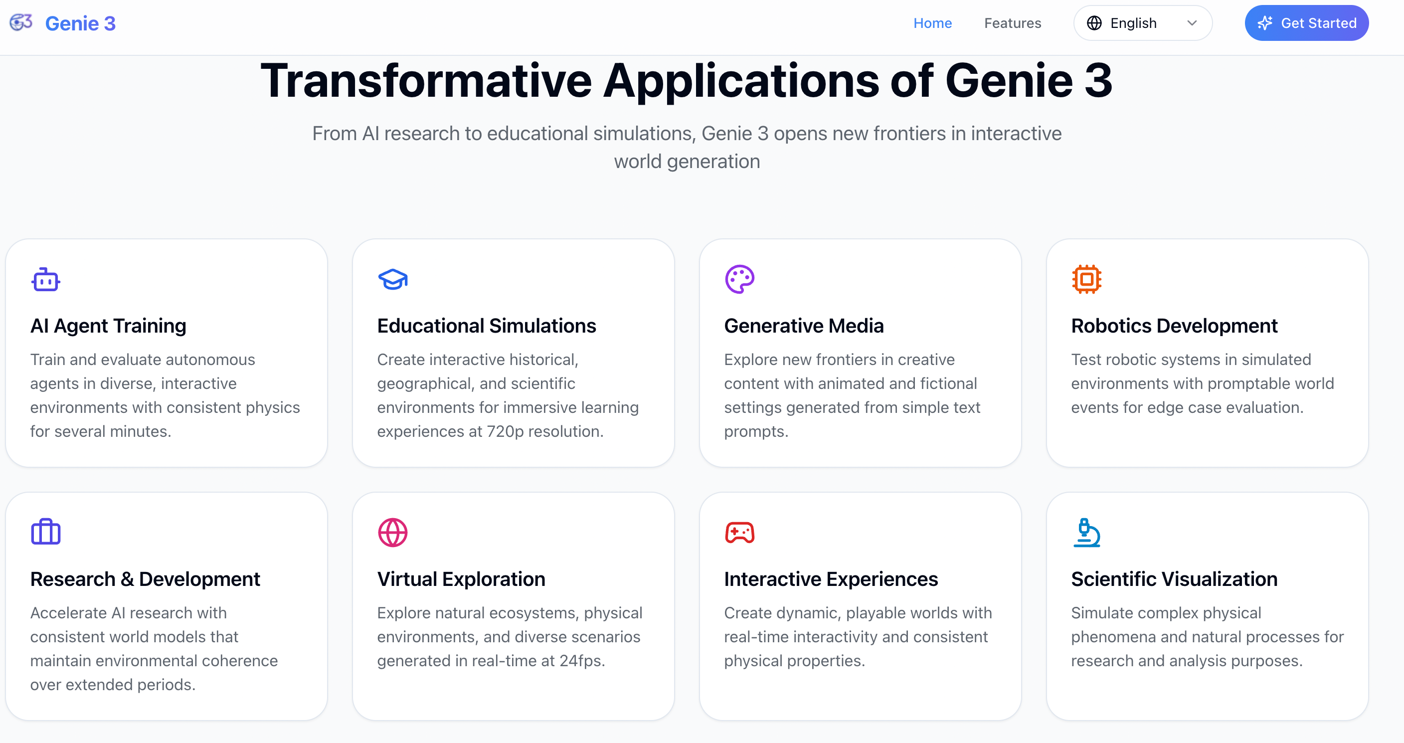 Genie 3 – Interactive AI World Model
