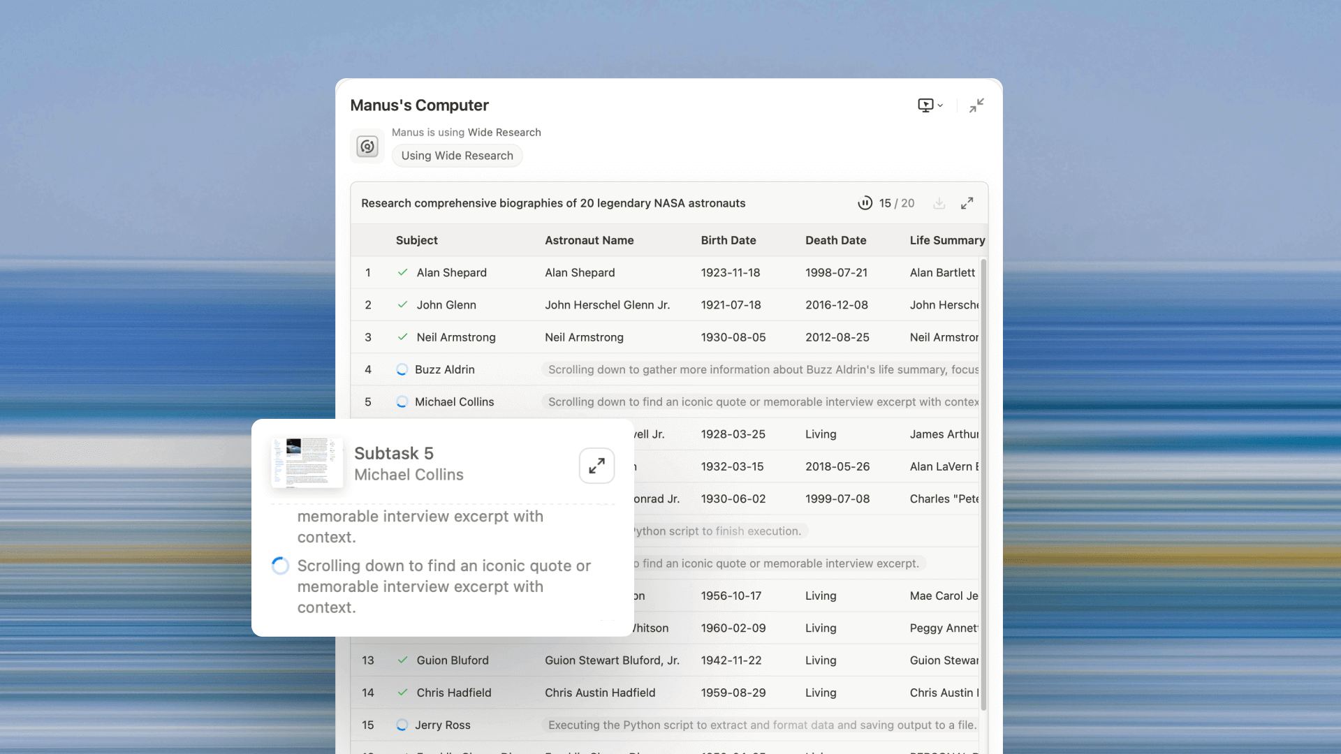 Manus launches Wide Research feature, allowing multiple agents to concurrently process large-scale tasks