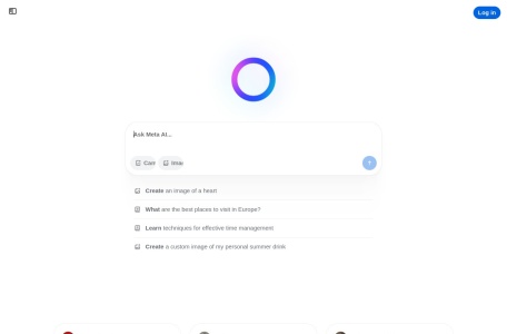 Meta.ai - AI Dialogue & Content Generation Assistant