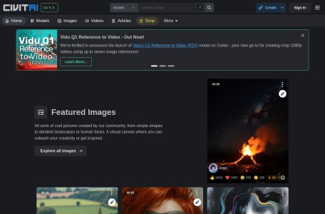 Civitai – AI Art Model Hub & Creator Community