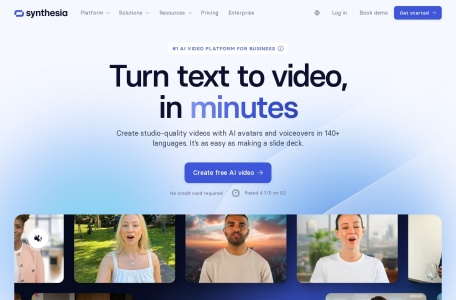 Synthesia – AI Video Generation for E-learning & Training