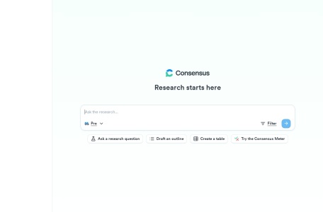 Consensus AI – AI Search for Academic Research