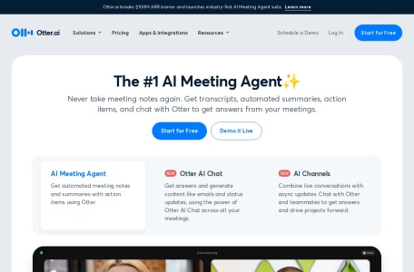 Otter.ai – AI-Powered Voice Transcription & Meeting Assistant