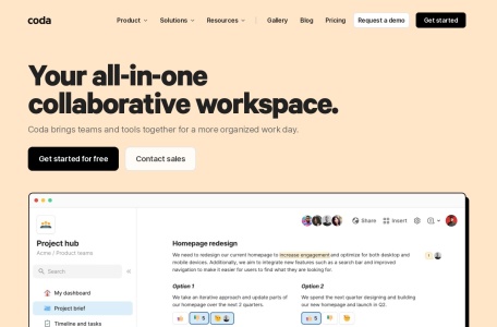 Coda AI – AI Assistant for All-in-One Docs & Apps