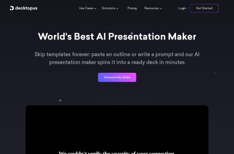 Decktopus – AI-Powered Presentation & Document Maker