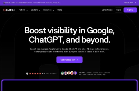 Surfer AI – AI-Powered Content Creation for SEO