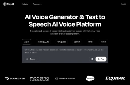 Play.ht – AI Text to Speech & Voice Generation