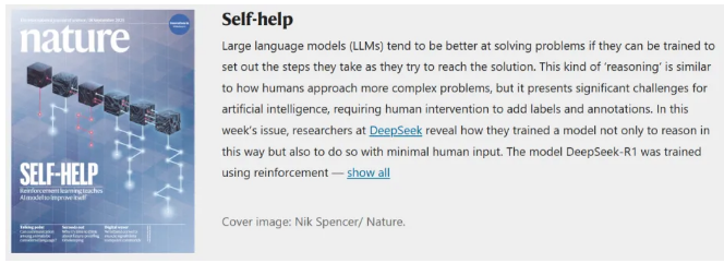 DeepSeek R1 Becomes First Peer-Reviewed Large Language Model Featured in Nature